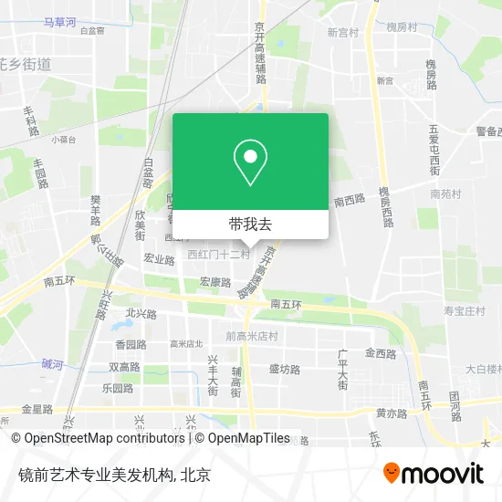 镜前艺术专业美发机构地图