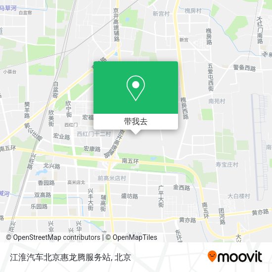 江淮汽车北京惠龙腾服务站地图