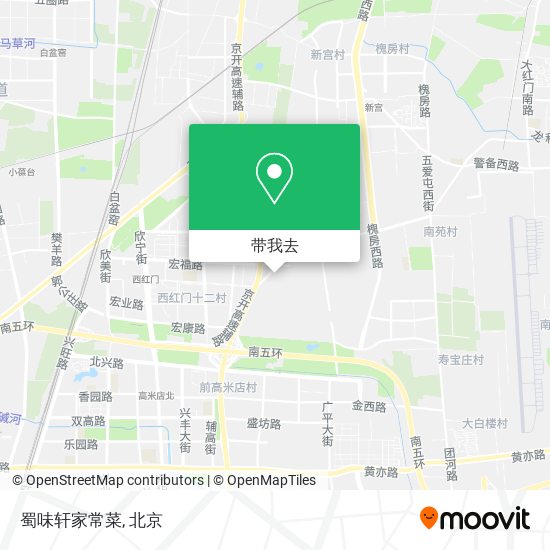 蜀味轩家常菜地图