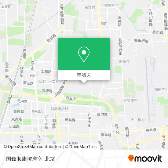 国锋顺康按摩室地图