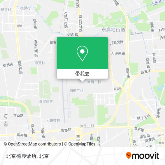 北京德厚诊所地图