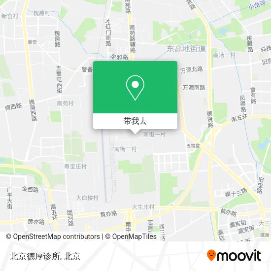 北京德厚诊所地图