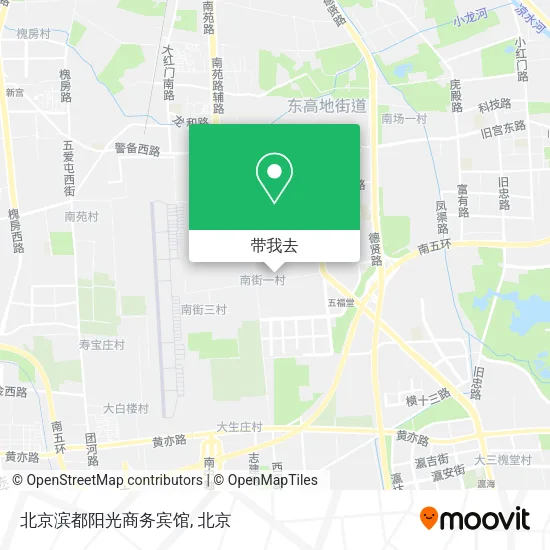 北京滨都阳光商务宾馆地图