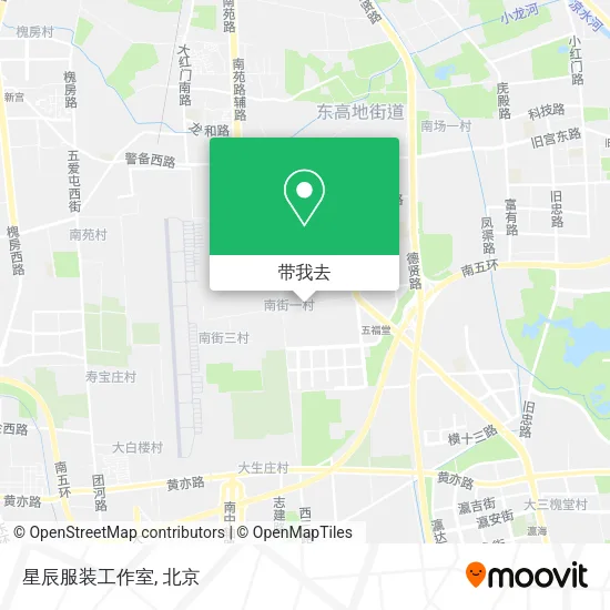 星辰服装工作室地图