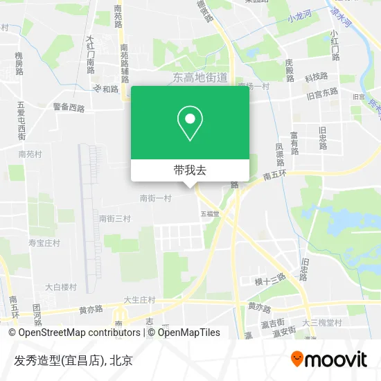 发秀造型(宜昌店)地图