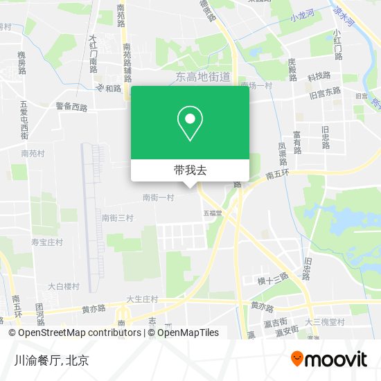 川渝餐厅地图