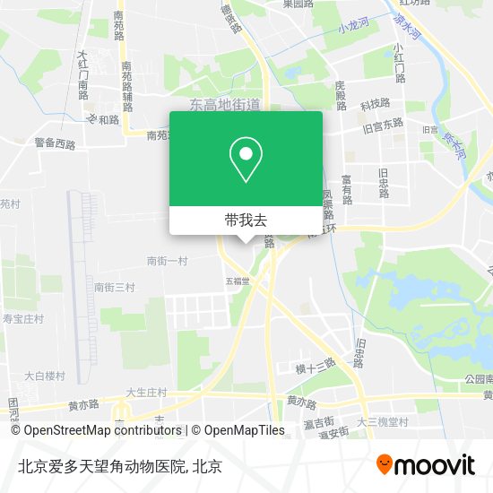 北京爱多天望角动物医院地图