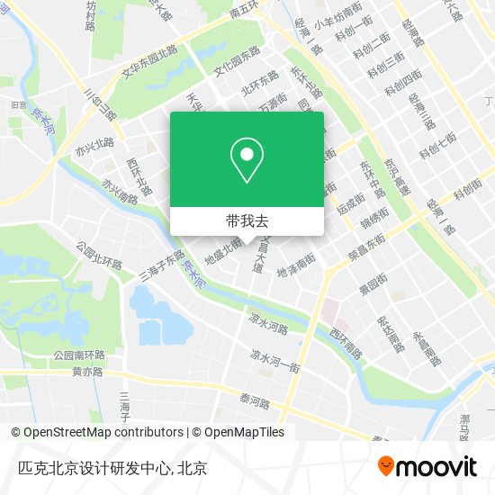 匹克北京设计研发中心地图
