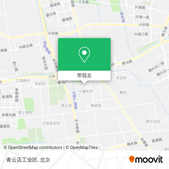 青云店工业区地图