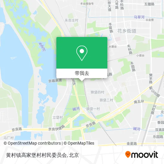 黄村镇高家堡村村民委员会地图