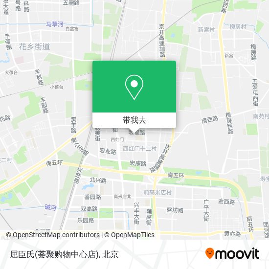 屈臣氏(荟聚购物中心店)地图