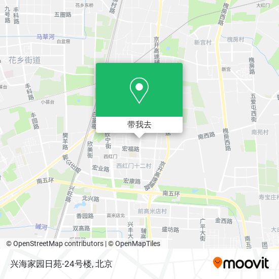 兴海家园日苑-24号楼地图