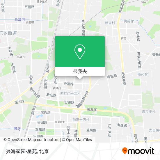 兴海家园-星苑地图