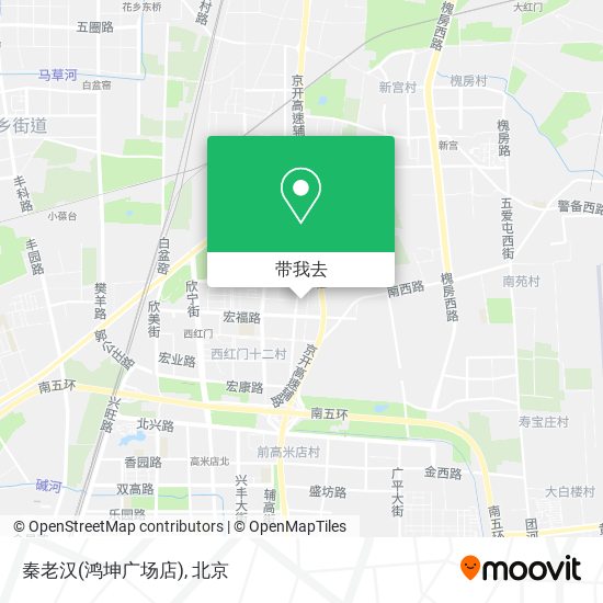 秦老汉(鸿坤广场店)地图