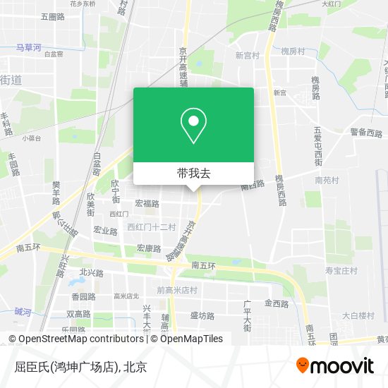 屈臣氏(鸿坤广场店)地图