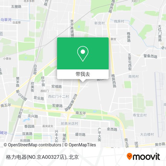 格力电器(NO.京A00327店)地图
