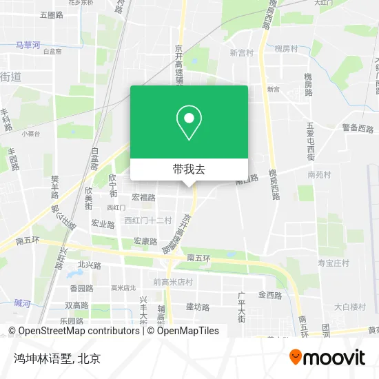 鸿坤林语墅地图