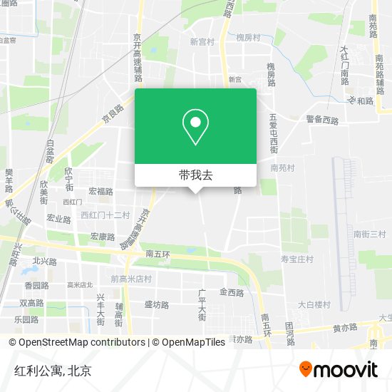 红利公寓地图
