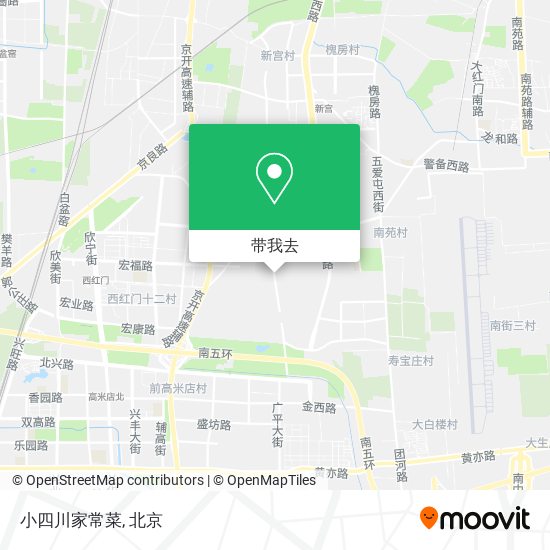 小四川家常菜地图