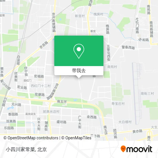 小四川家常菜地图
