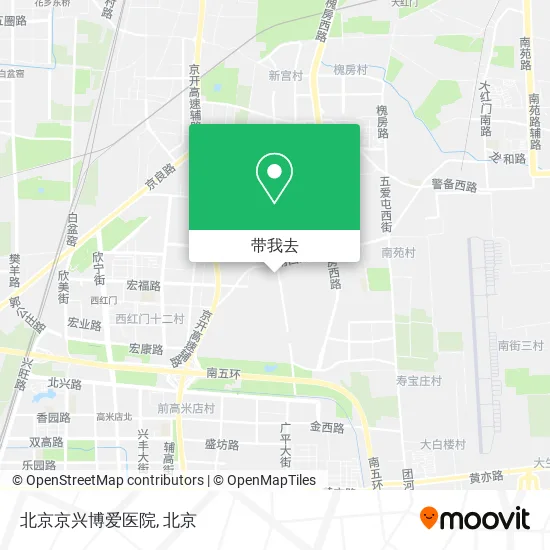 北京京兴博爱医院地图