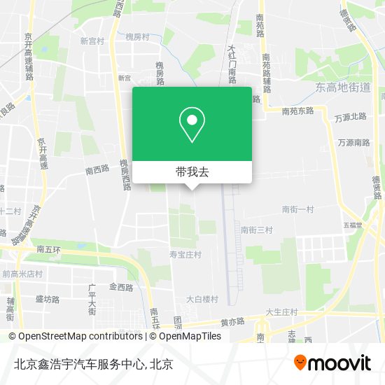 北京鑫浩宇汽车服务中心地图