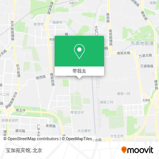 宝加苑宾馆地图