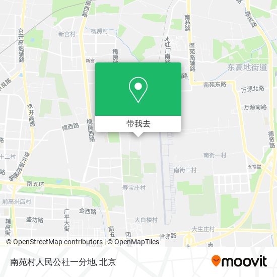 南苑村人民公社一分地地图