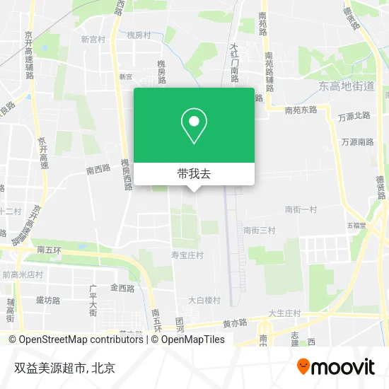 双益美源超市地图