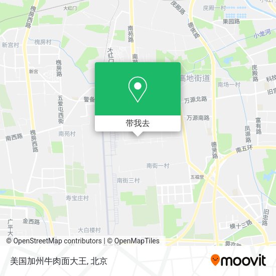 美国加州牛肉面大王地图