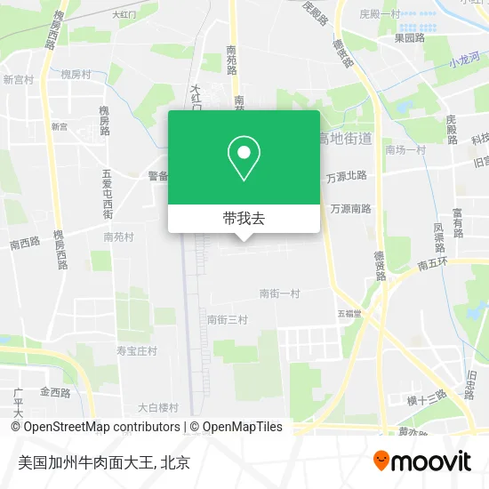 美国加州牛肉面大王地图