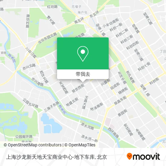 上海沙龙新天地天宝商业中心-地下车库地图