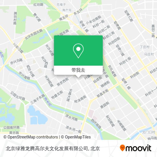 北京绿雅龙腾高尔夫文化发展有限公司地图