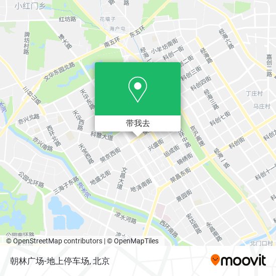 朝林广场-地上停车场地图