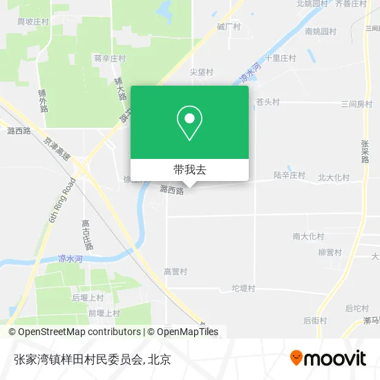 张家湾镇样田村民委员会地图