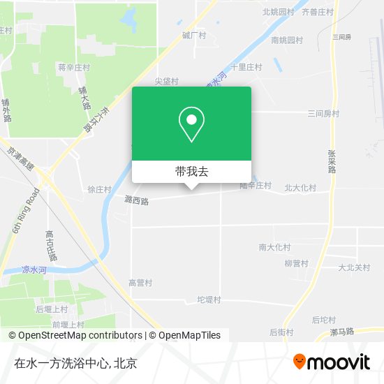 在水一方洗浴中心地图