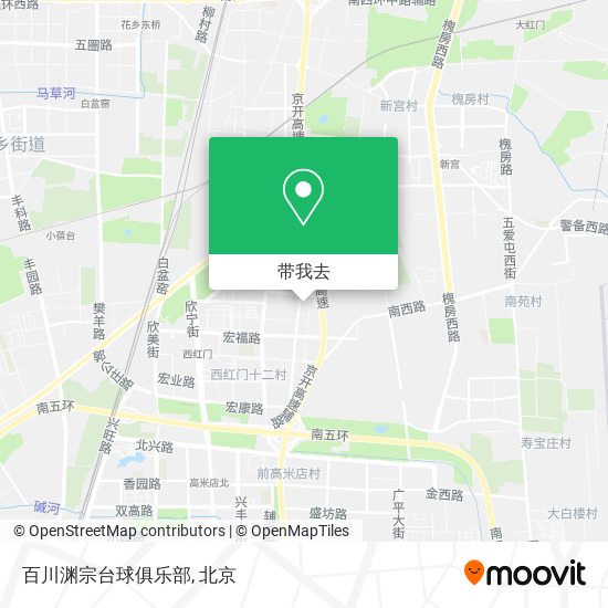 百川渊宗台球俱乐部地图