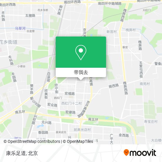 康乐足道地图