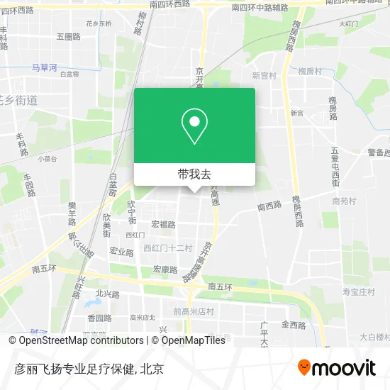 彦丽飞扬专业足疗保健地图