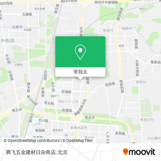 腾飞五金建材日杂商店地图