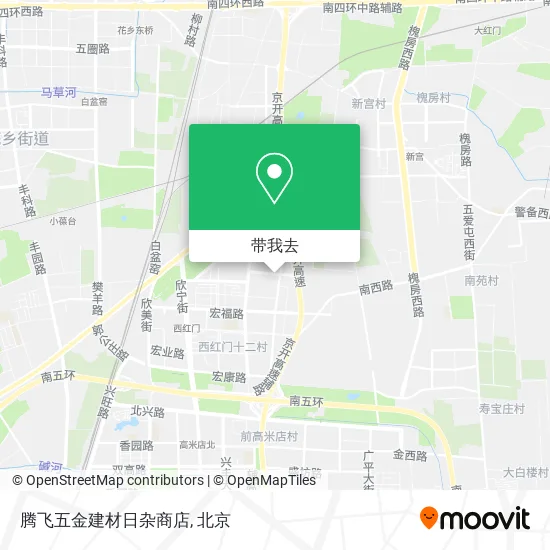 腾飞五金建材日杂商店地图