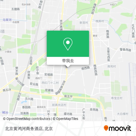 北京黄鸿河商务酒店地图