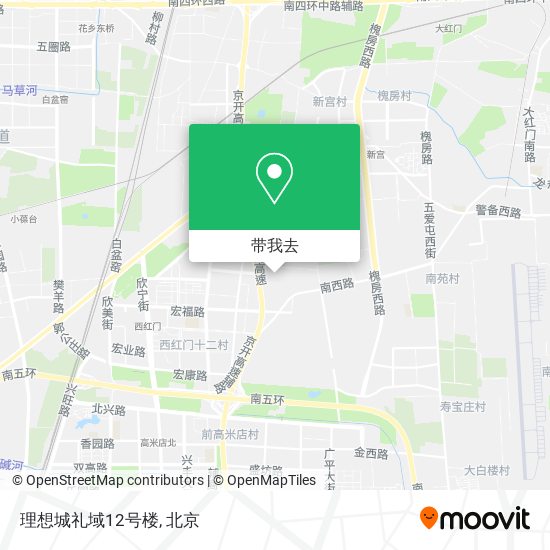 理想城礼域12号楼地图