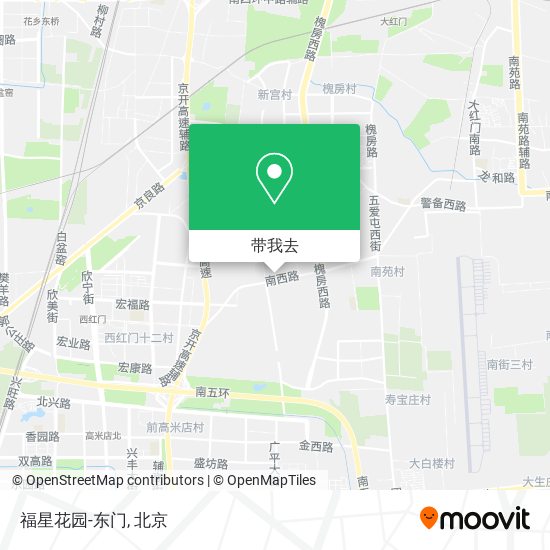 福星花园-东门地图