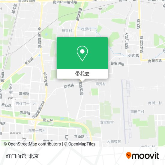 红门面馆地图