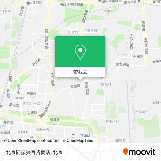 北京同振兴百货商店地图