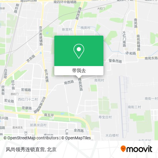 风尚领秀连锁直营地图