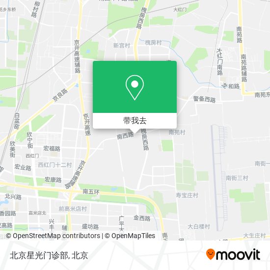 北京星光门诊部地图