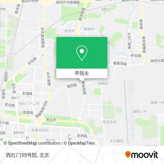 西红门35号院地图