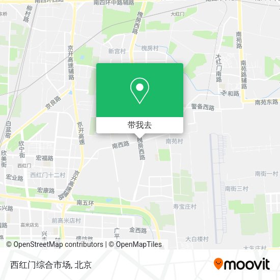 西红门综合市场地图
